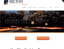 Tablet Screenshot of biltonlaw.com
